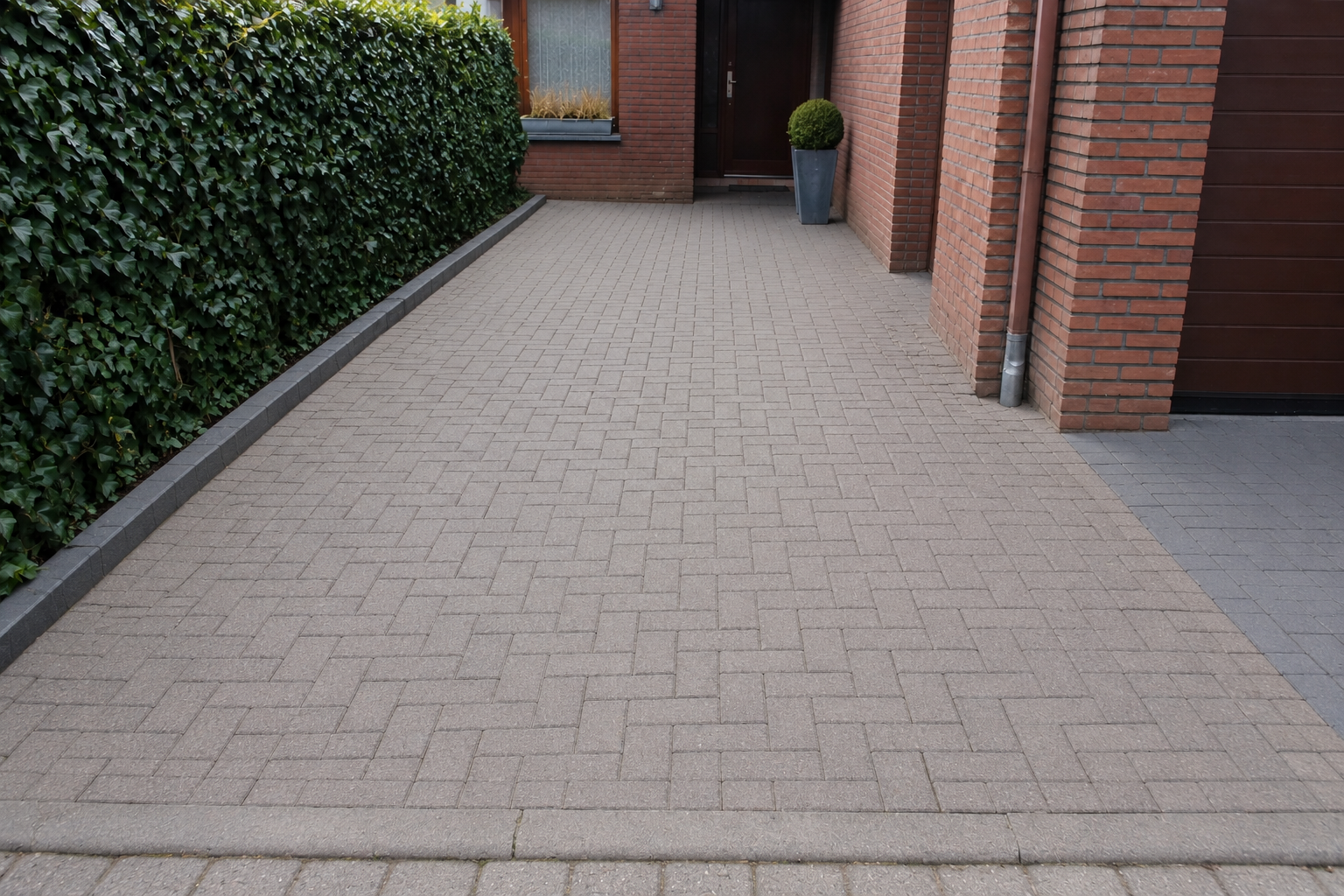 Ontmossen oprit en terras